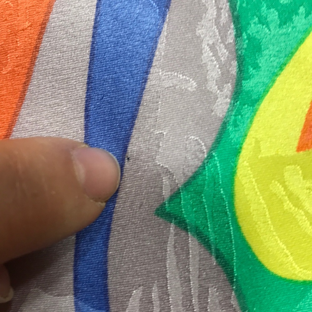 Psychedelic Bold Silk Tie by Elle - Picture 4 of 8